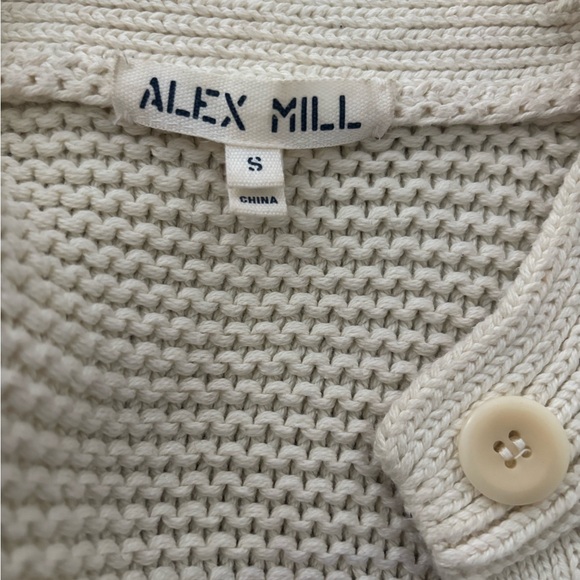 Alex Mill Striped Black and Cream Women's Sweater - Picture 6 of 7